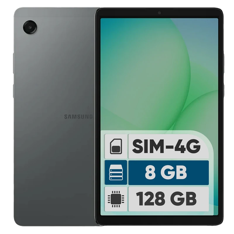 تبلت 8.7 اینچ سامسونگ مدل Galaxy Tab A11 (X135) 4G، ظرفیت 128 گیگابایت و رم 8 گیگابایت