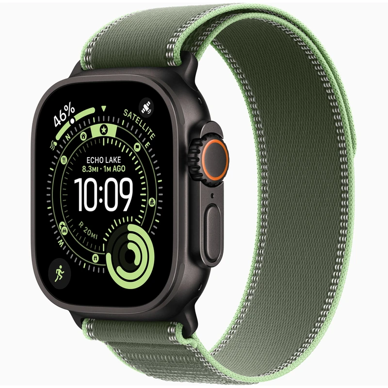 ساعت هوشمند 49 میلی متری اپل مدل Ultra 3 Black Titanium Case با بند Trail